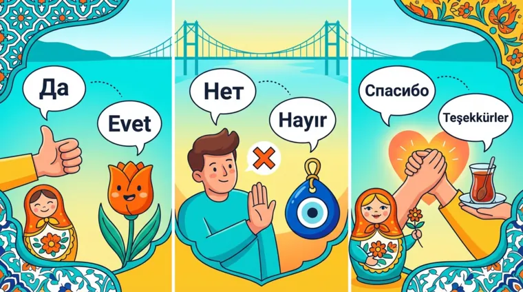 Турецкий язык для начинающих: как сказать "да", "нет", "спасибо"