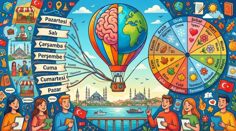 Как выучить дни недели и месяцы на турецком языке