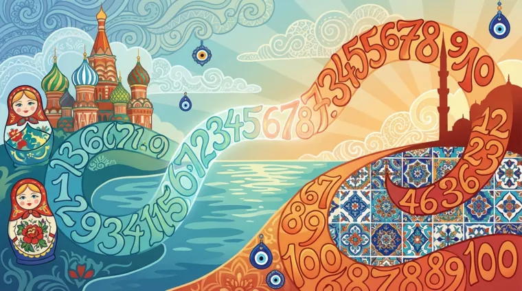 Числа от 1 до 100 на турецком языке для начинающих