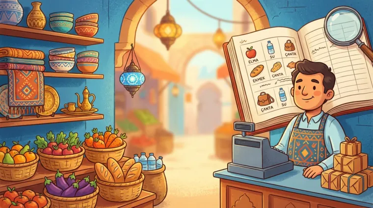 Лексика на тему "магазин" в турецком языке для начинающих