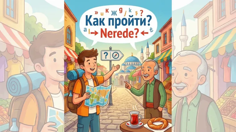 Как спросить дорогу на турецком языке