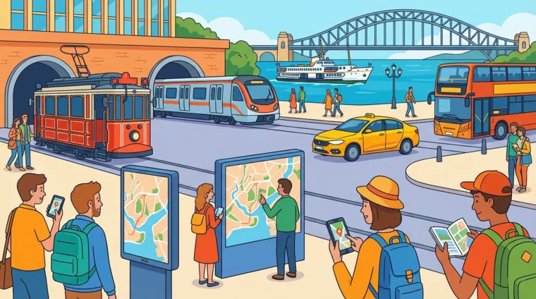 Транспорт и навигация по городу на турецком языке