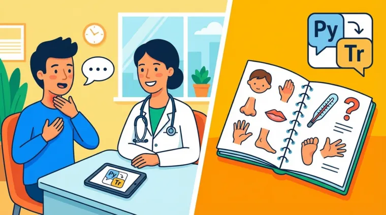 Как объяснить симптомы врачу на турецком языке