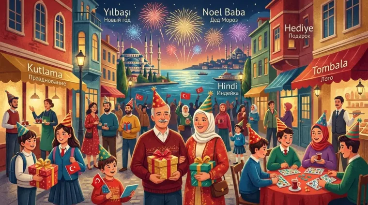 Как турки отмечают Новый год: лексика и традиции на турецком языке