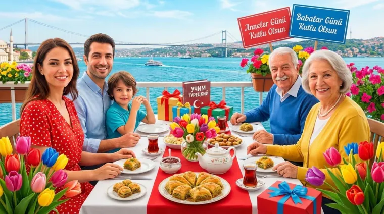 День матери и день отца в Турции: как отмечают и как говорить на турецком