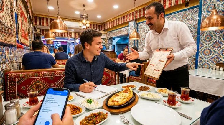 Как заказать традиционные турецкие блюда и говорить о них на турецком языке
