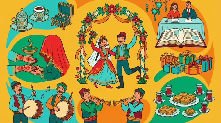 Как турки проводят свадьбы: язык и этапы церемонии