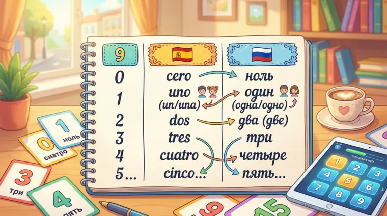 Числа и цифры в испанском языке: таблица, правила и примеры употребления