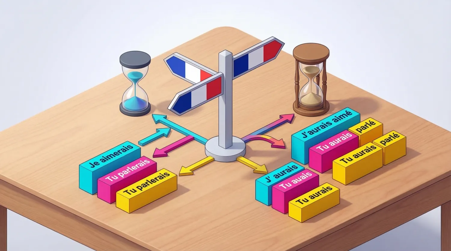 Кондиционал (conditionnel): простое и сложное условное время