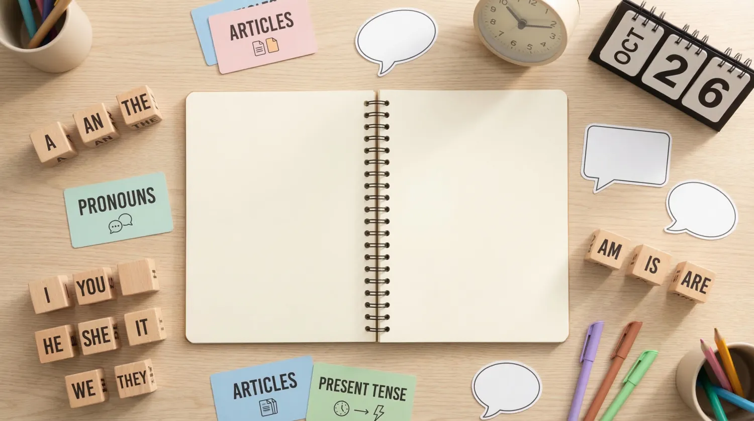 Грамматика для уровня A1: самые важные темы