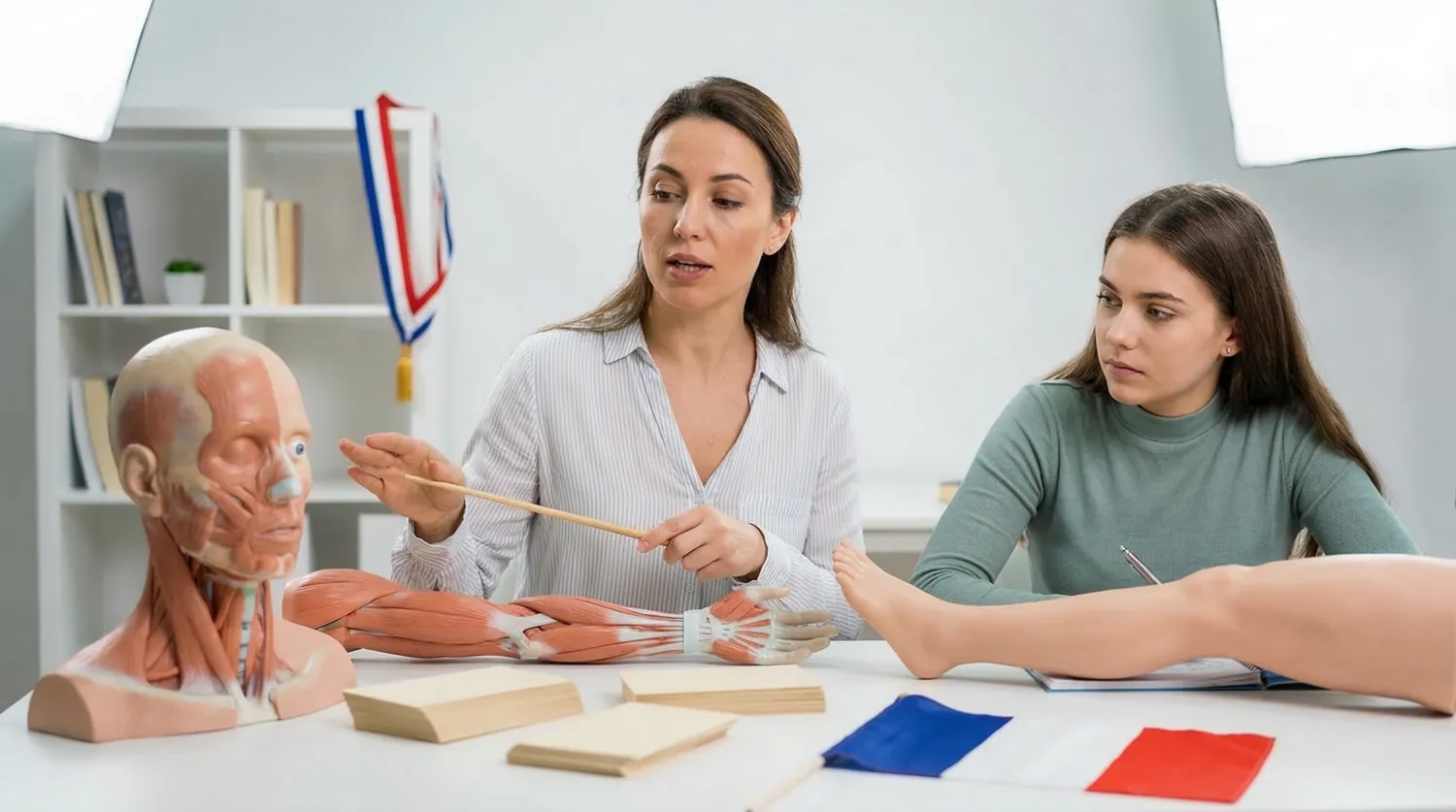 Части тела по-французски: названия с произношением