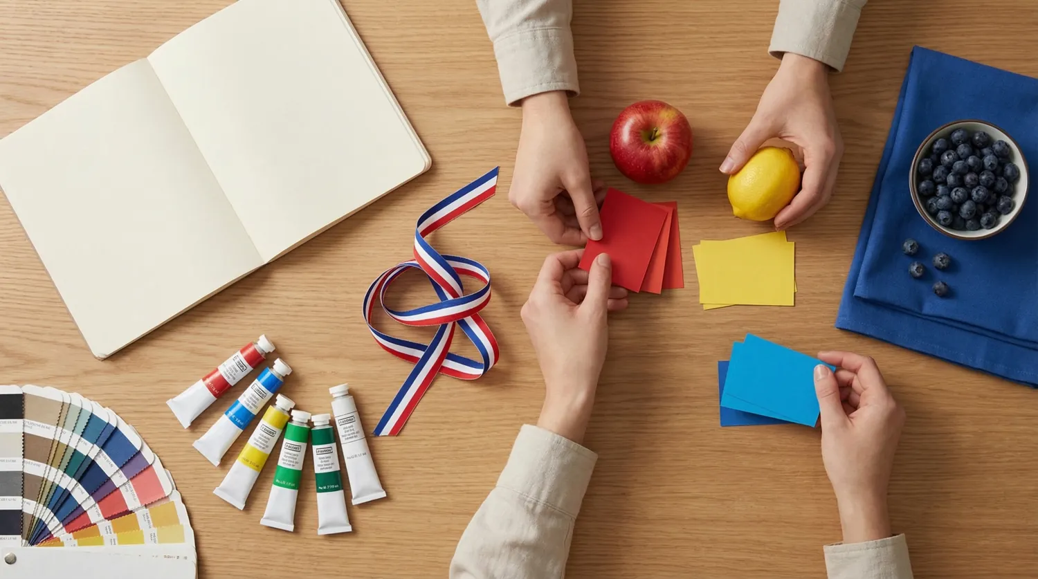 Цвета на французском языке: слова, согласование, примеры