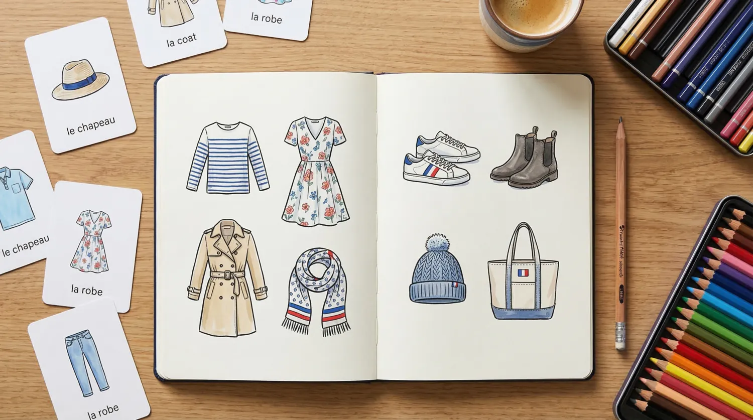 Одежда и обувь на французском: словарь для начинающих