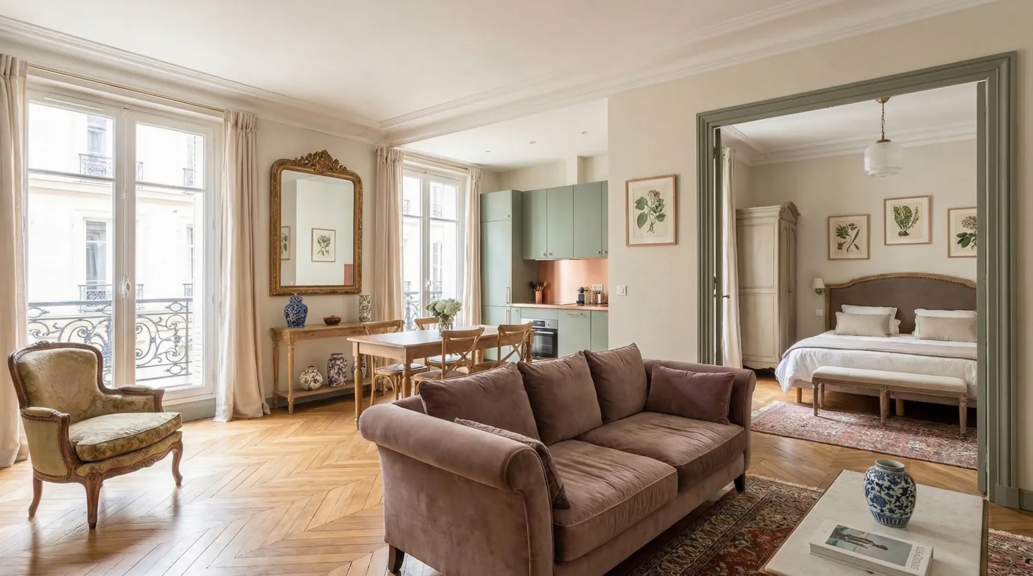 Комнаты и мебель на французском языке