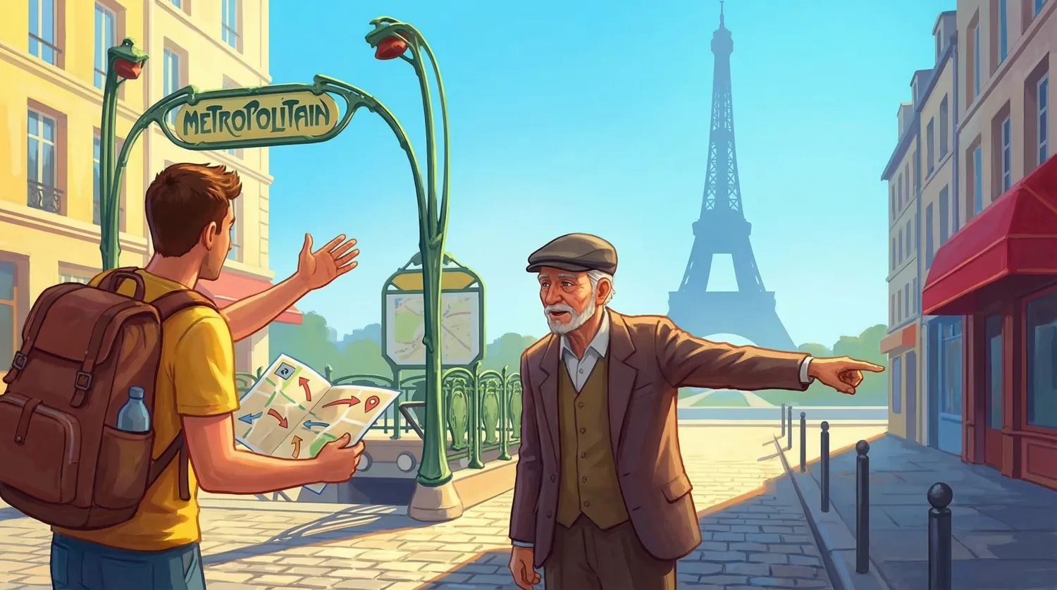 Как спросить дорогу на французском языке