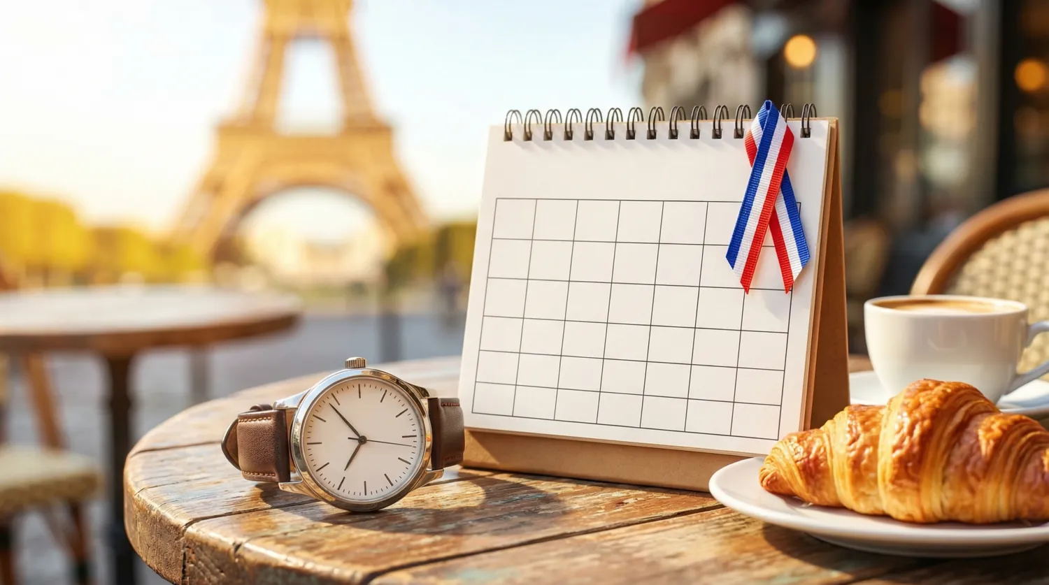 Время, часы и даты на французском языке