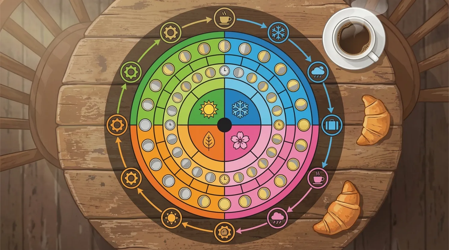 Дни недели, месяцы и времена года по-французски