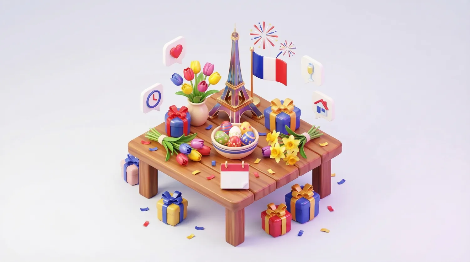 Пасха, День Бастилии и другие праздники: французская лексика