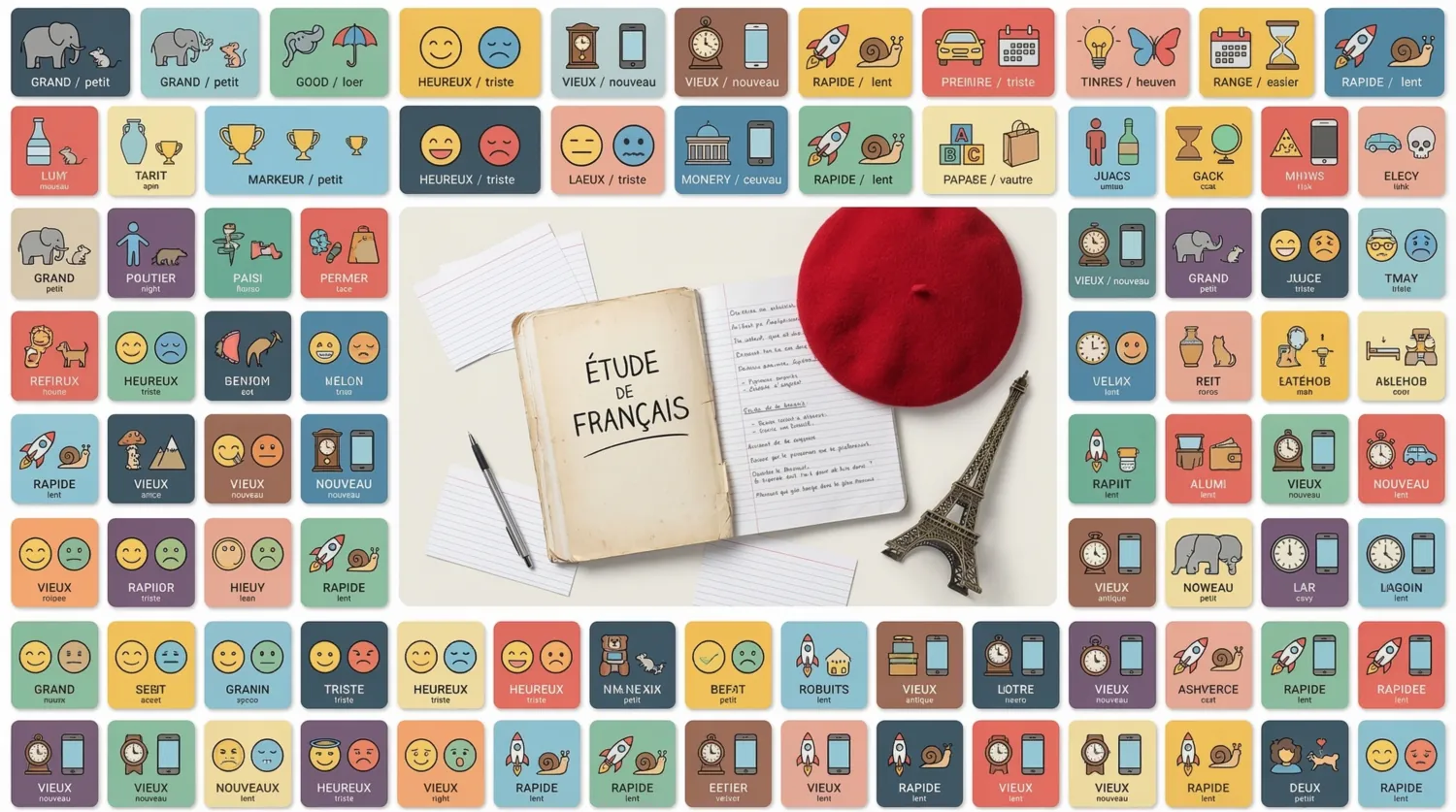 Французские прилагательные: топ-100 с примерами