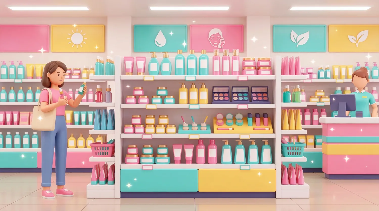Косметика и уход за собой: лексика для магазинов
