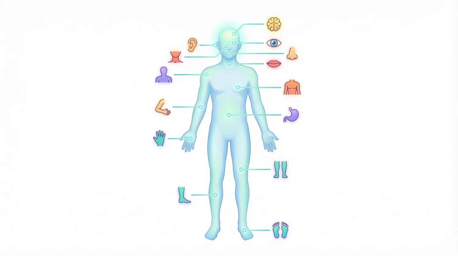 Части тела на французском языке: слова с картинками