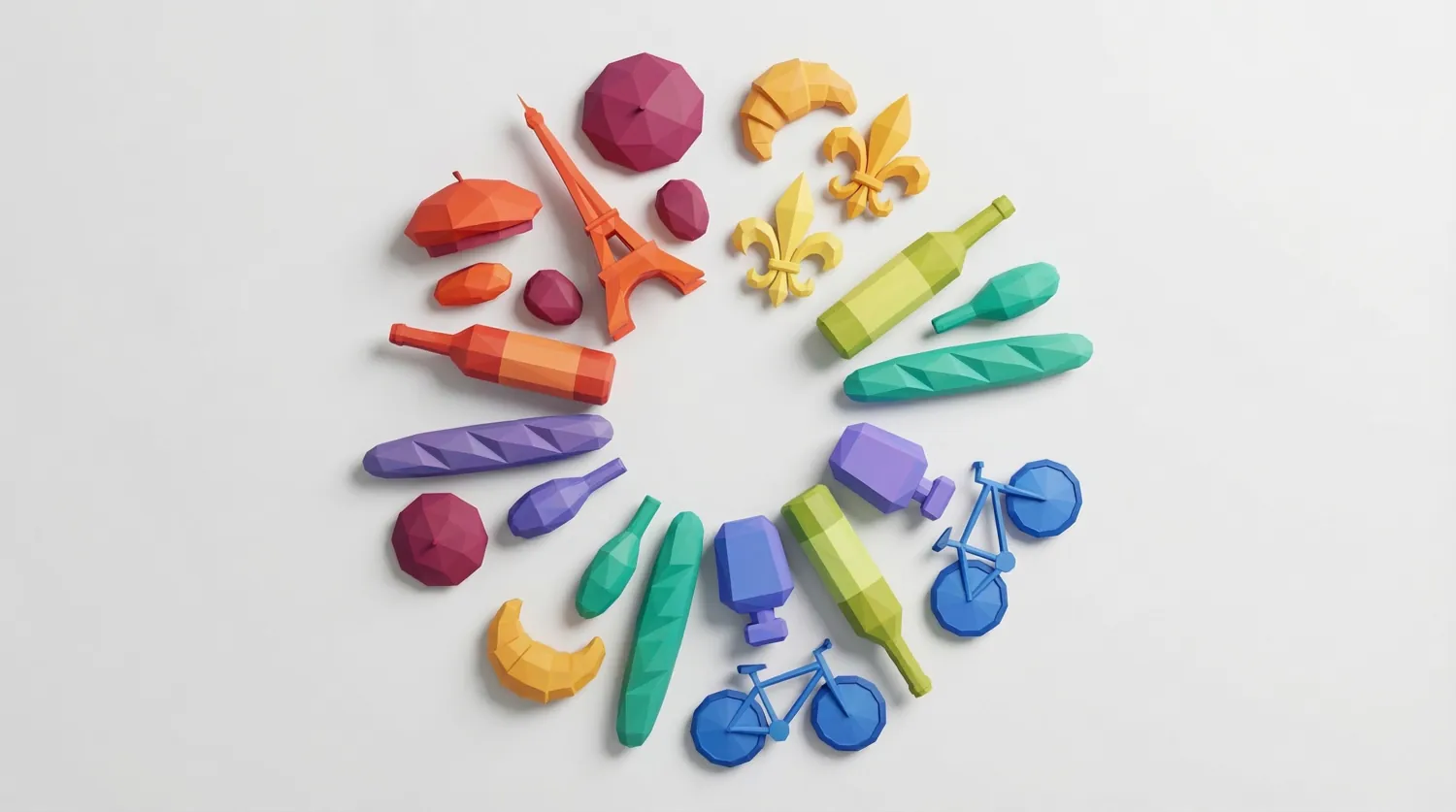 Цвета по-французски: названия, согласование, примеры