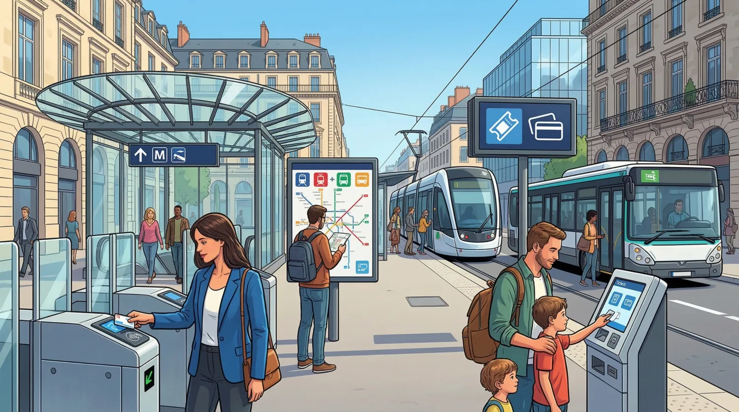 Как пользоваться общественным транспортом во Франции