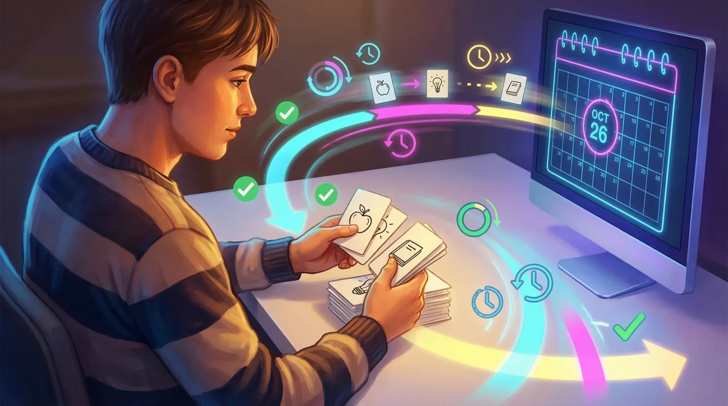 Повторение слов по методу интервального повторения