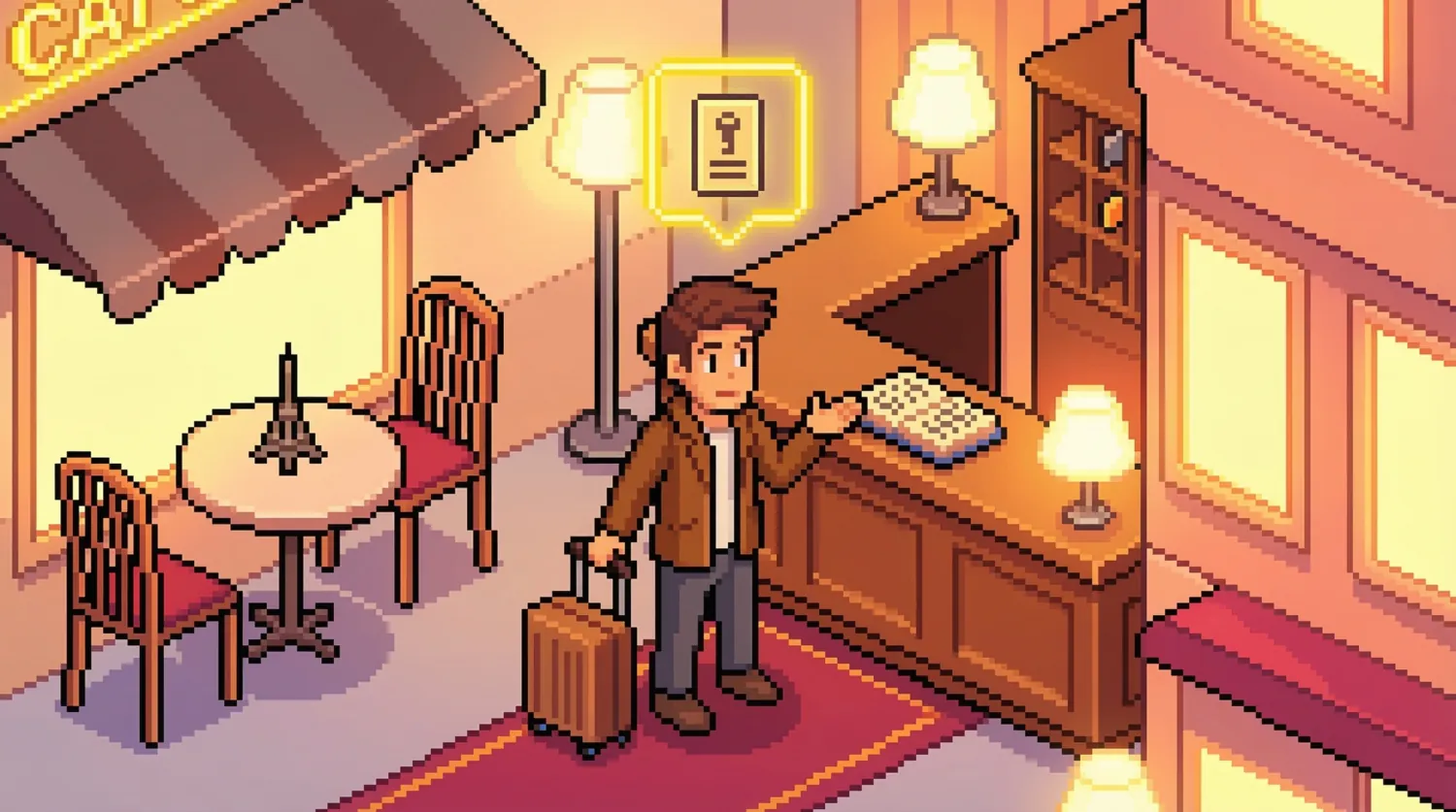 Как забронировать номер или столик на французском