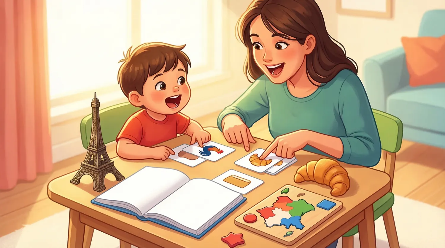 Как учить французский язык с ребёнком