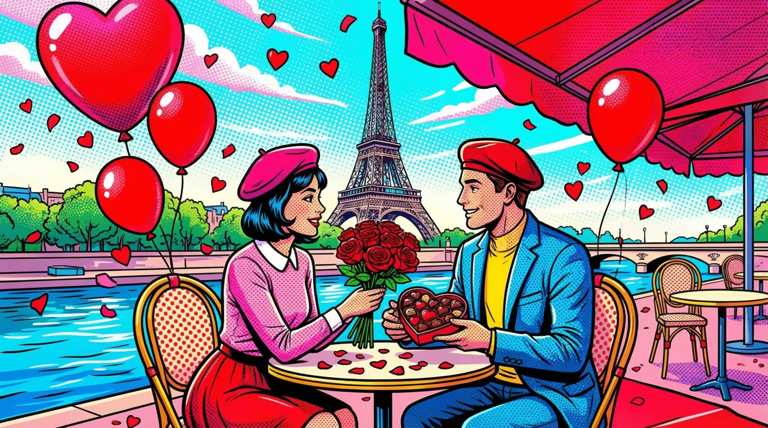 День Святого Валентина во Франции: как празднуют влюблённые