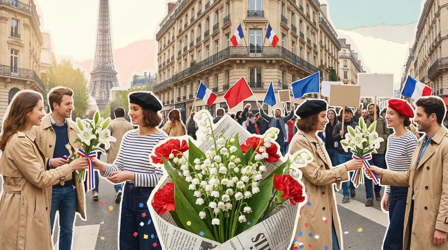 Как отмечают 1 мая во Франции — День труда и ландышей