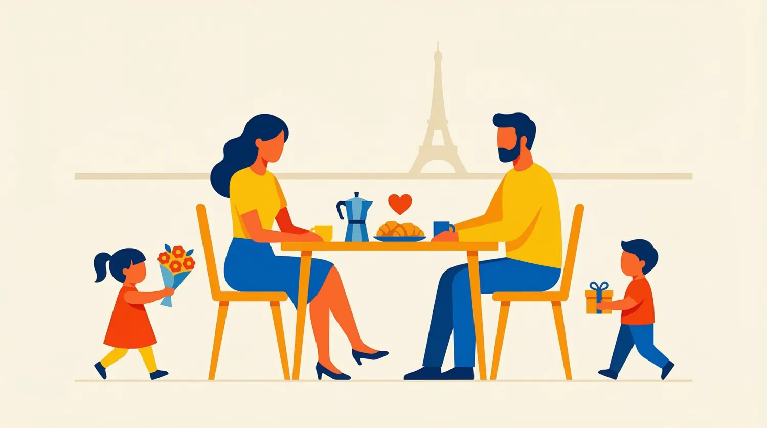 Как празднуют День матери и День отца во Франции