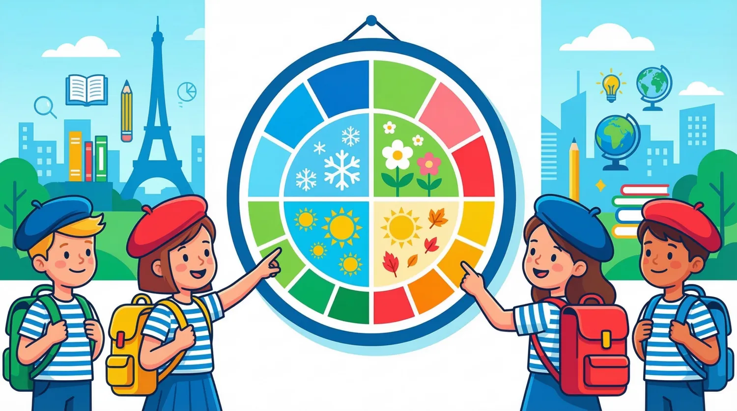 Французские школьные каникулы: структура и особенности