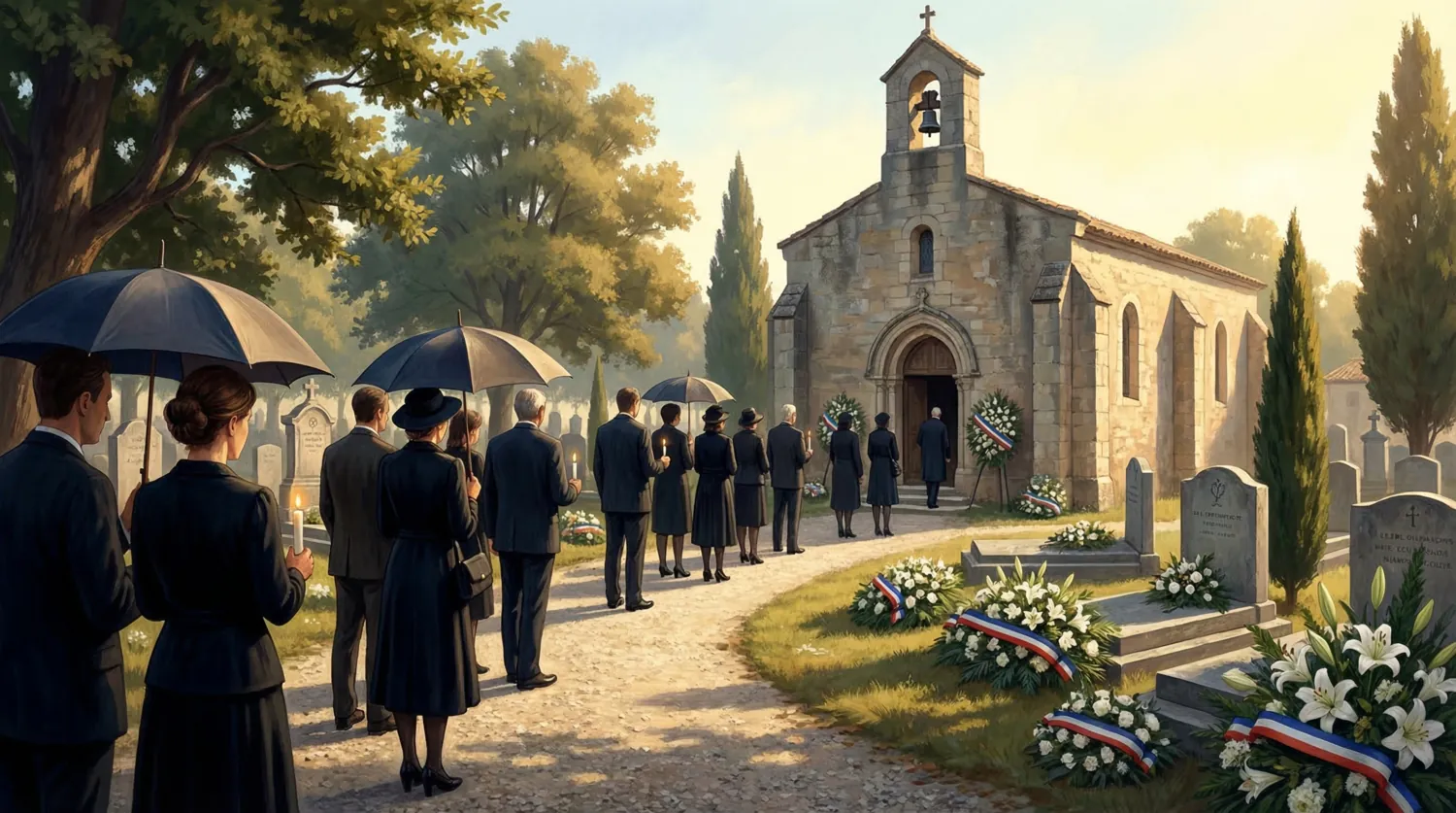 Как проходят похороны и траур во Франции