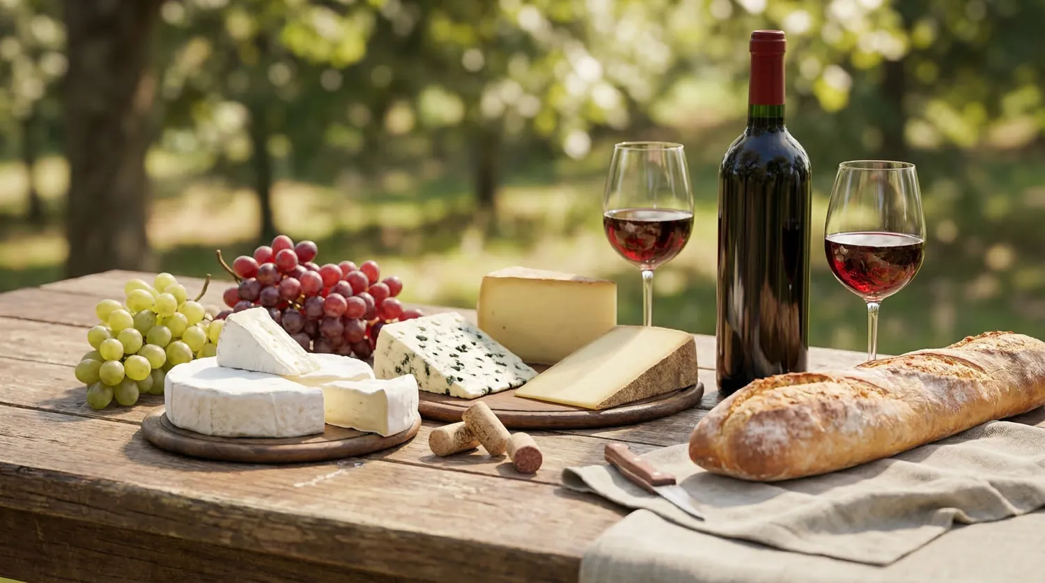 Сыры и вина Франции: гастрономические традиции