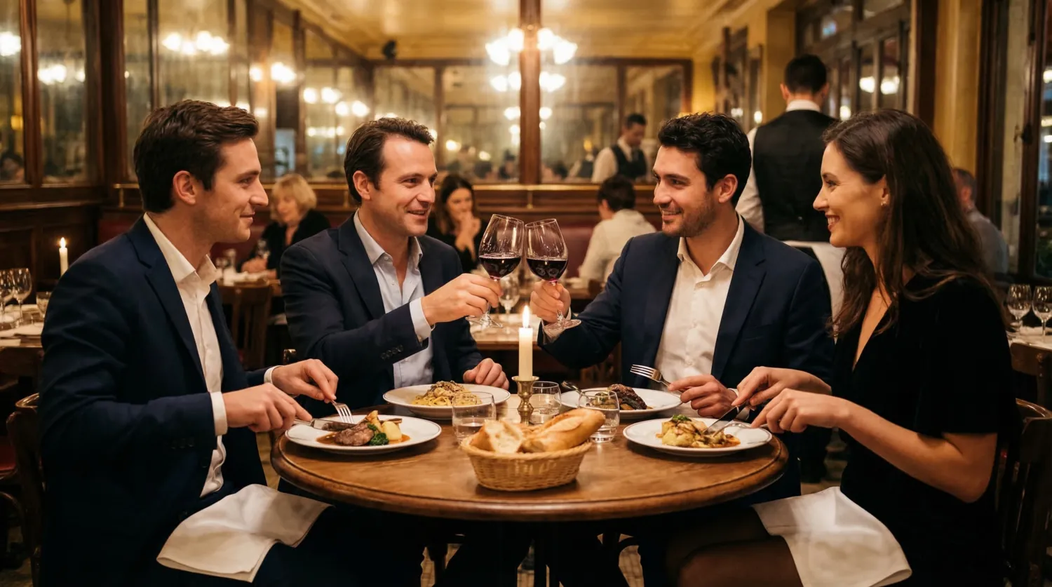 Как правильно вести себя за столом во Франции