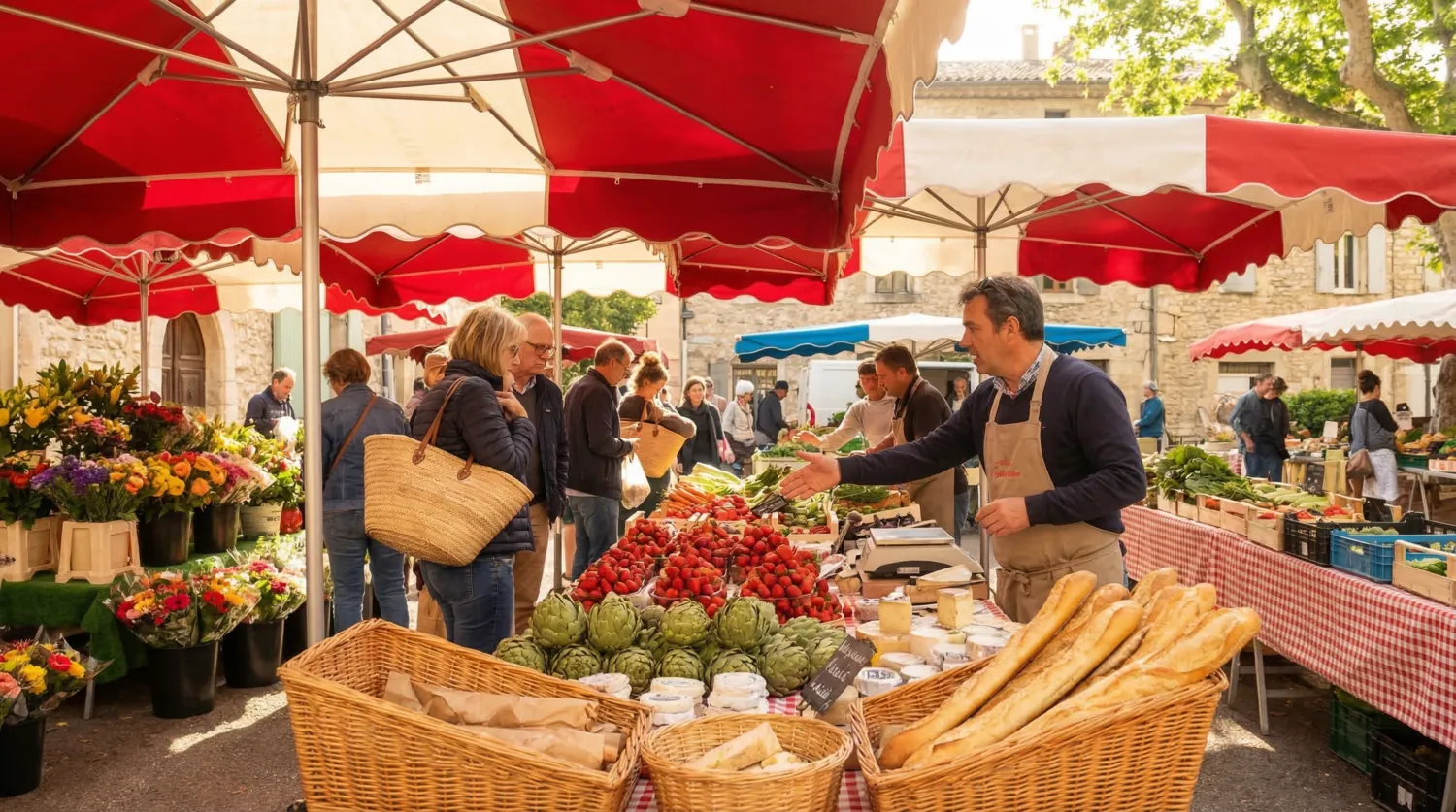 Французские рынки: продукты, атмосфера, традиции