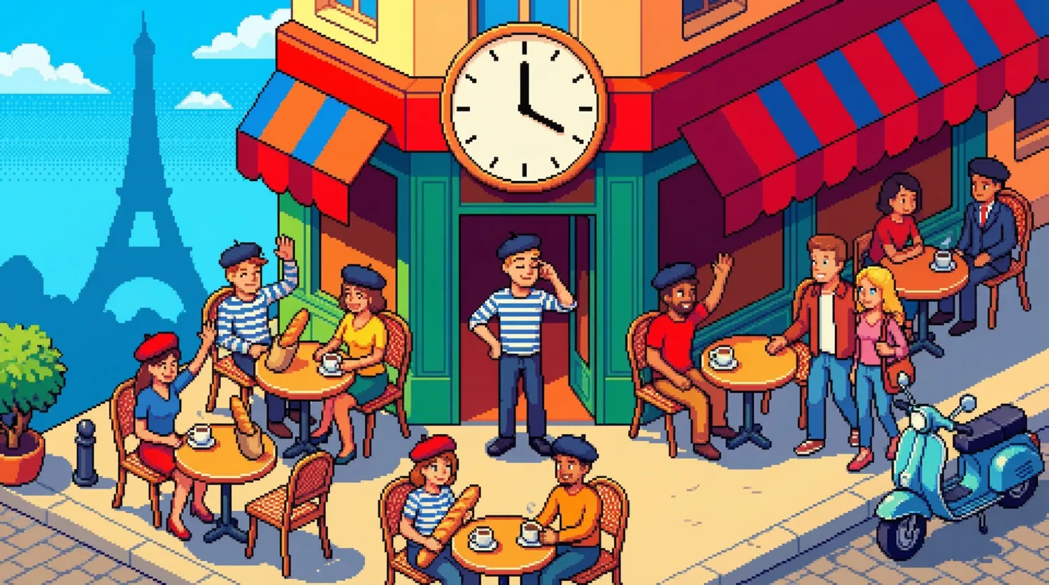 Отношение к времени и пунктуальности во Франции