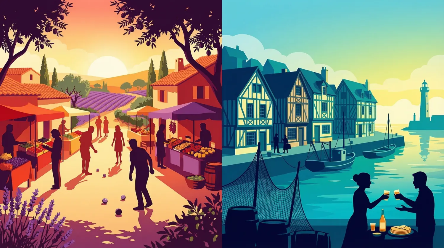 Южная и северная Франция: разница в традициях