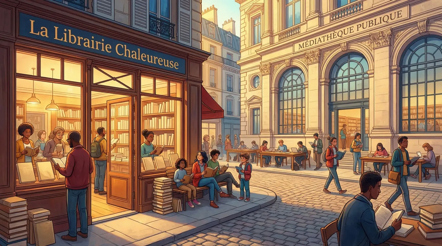 Культура чтения во Франции: книжные магазины и библиотеки