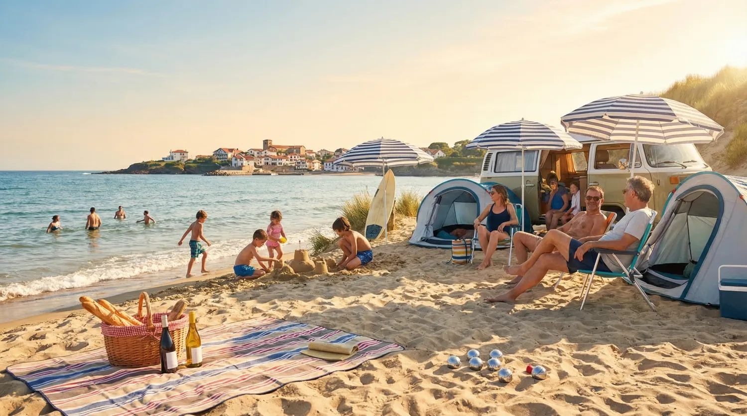 Как французы проводят лето: каникулы, море, кемпинги