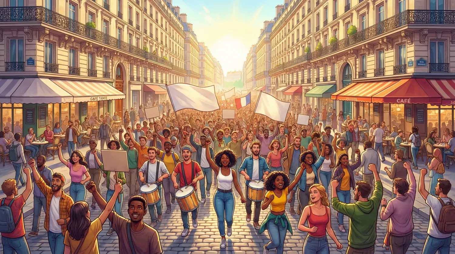 Французская любовь к протестам: культура улицы