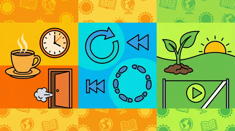 Тест по испанскому: Acabar de / Volver a / Empezar a — “только что/снова/начать”