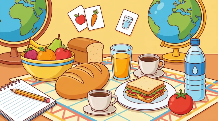 Тест по испанскому: Еда и напитки — базовый набор