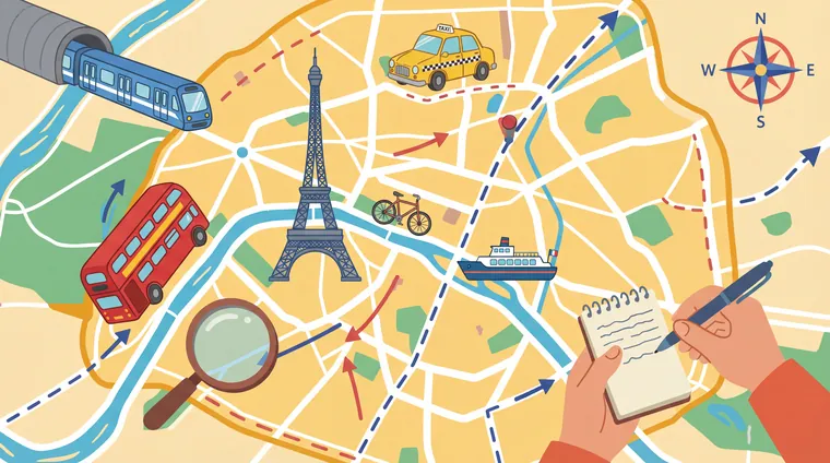 Тест по французскому: Город и транспорт (как добраться, направления)