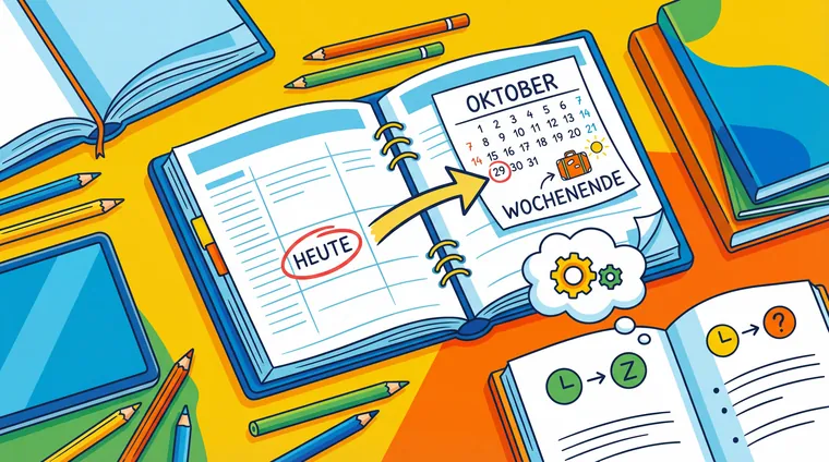 Тест по немецкому: Будущее через Präsens (запланированное)