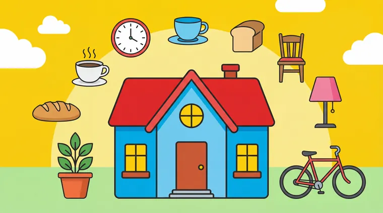 Тест по немецкому: Дом и повседневная жизнь (базовая лексика)