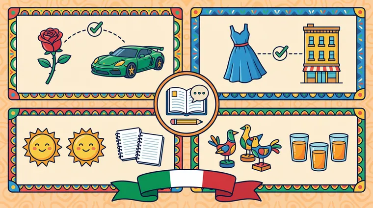 Тест по итальянскому: Согласование прилагательных (bello/bella/belli/belle)