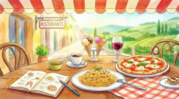 Тест по итальянскому: Еда и ресторан (заказ, блюда, напитки)